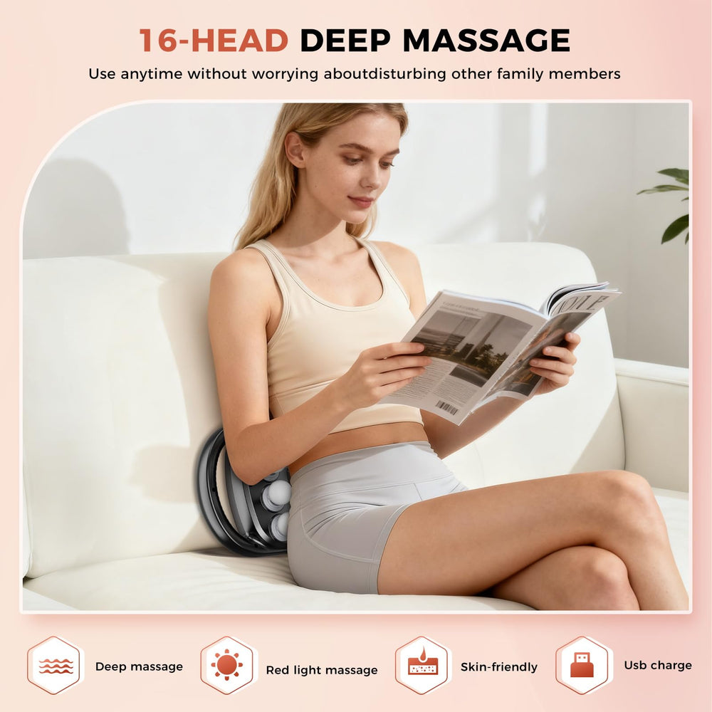 Beyn 16-Head Massage Gun leg focus for deeper tissue relaxation