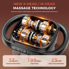 Beyn 16-Head Massage Gun portable design for on-the-go use