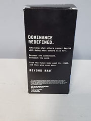 BEYOND RAW DTF label close-up showing Tesnor and MyoTOR ingredients