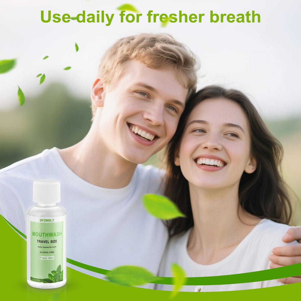 BFZMSLY mint flavor label signaling refreshing breath.