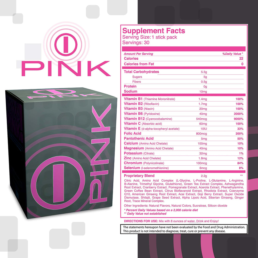 BHIP Pink for Women Alive glass mix shows refreshing flavor for workouts.