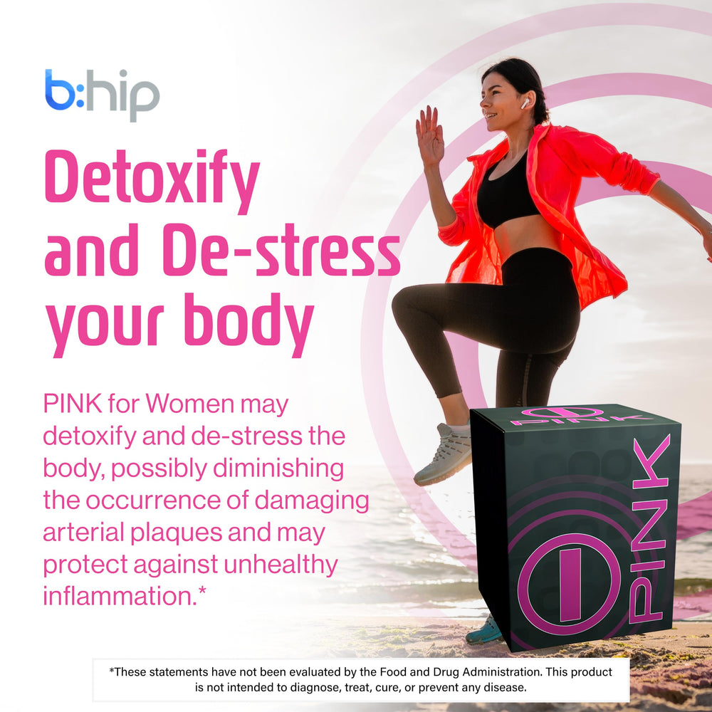 BHIP Pink for Women Alive packets offer on-the-go energy for busy days.