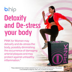BHIP Pink for Women Alive packets offer on-the-go energy for busy days.