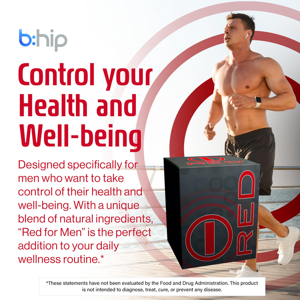Bhip Red for Men Fit vitality boost enhances focus and daily drive.