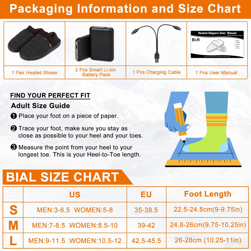 BIAL packaging shows included battery and manual for quick setup.