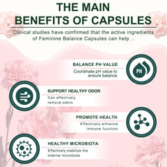 BiFi Nutra Feminine Balance packaging highlighting natural ingredients.