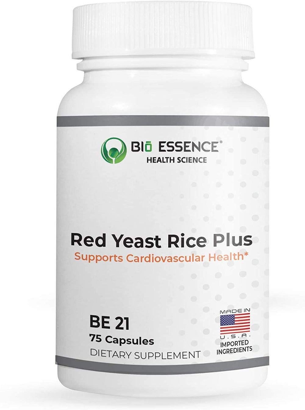 Big Man Bio Essence Red Yeast Rice Plus bottle, lab-tested quality for daily wellness