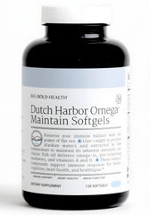BIG BOLD HEALTH Dutch Harbor Omega Maintain softgels bottle for daily omega-3 support