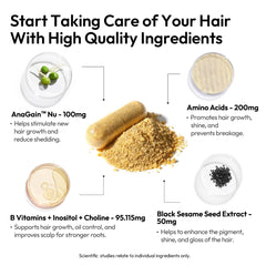 Close-up of BIGVITA biotin tablets highlighting hair vitality support
