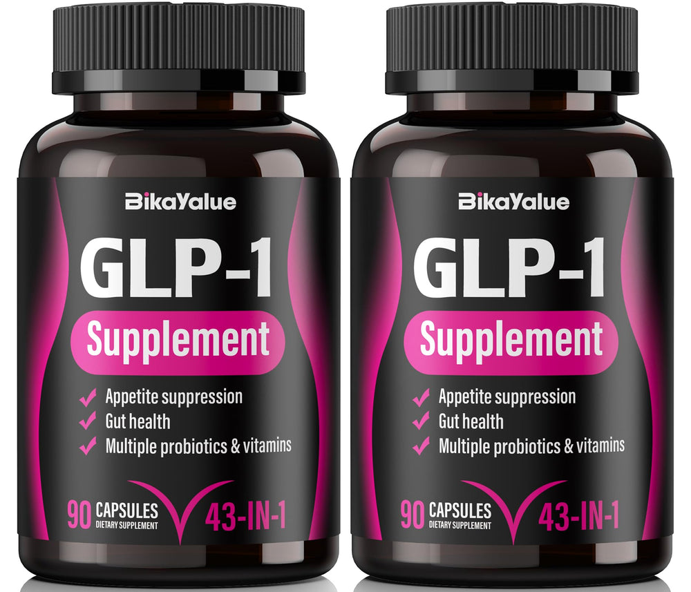 BIKAYALUE GLP-1 bottle front for gut wellness in daily routine