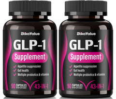 BIKAYALUE GLP-1 bottle front for gut wellness in daily routine
