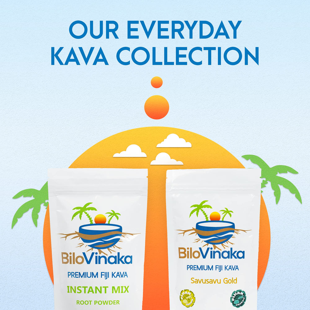 BILOVINAKA pure kava root powder in jar