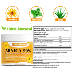 Bingbrofam Arnica Cream with aloe vera for gentle skin comfort during recovery.