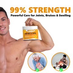Bingbrofam Arnica Cream demonstrates cooling menthol for refreshing relief.