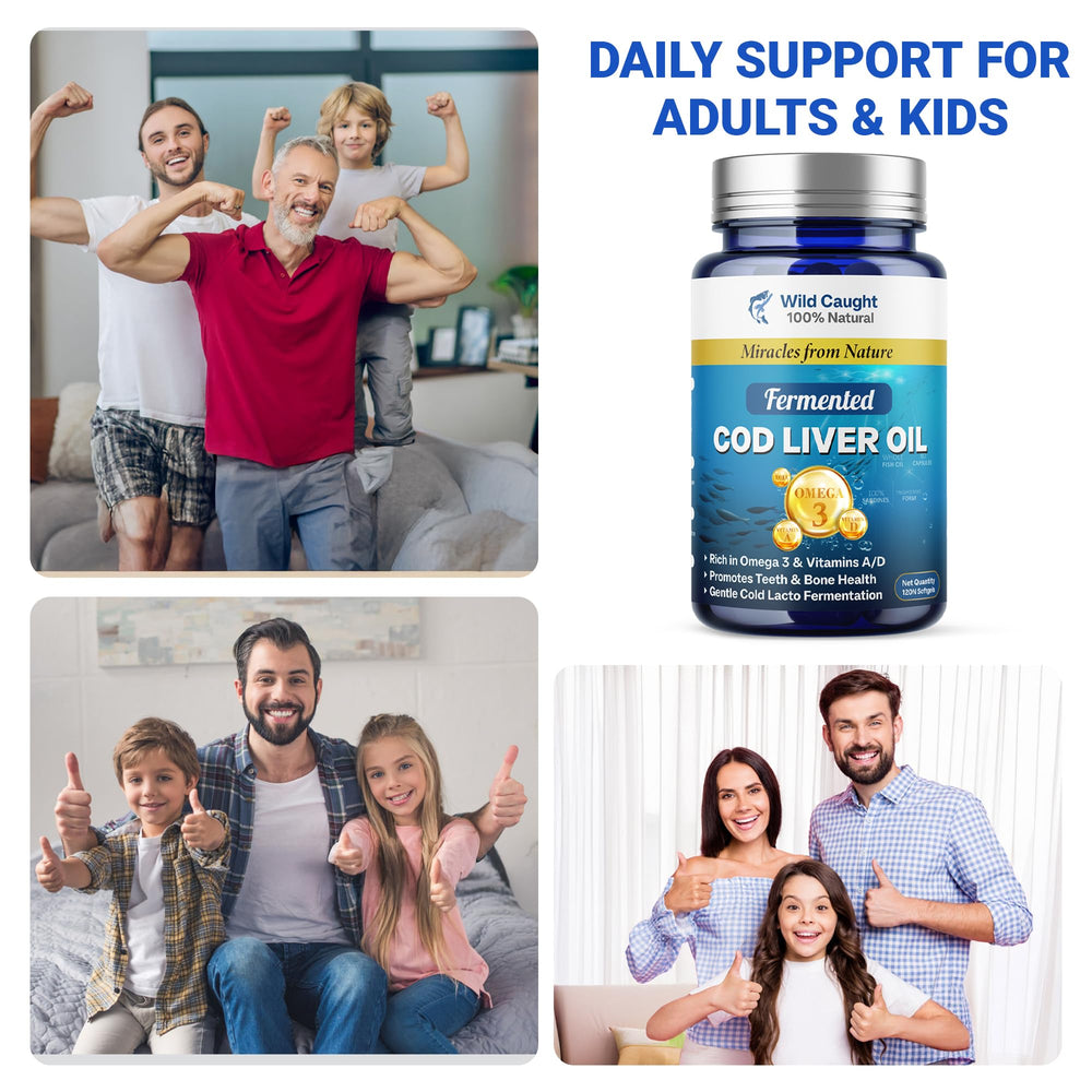 Bingbrofam family using cod liver oil at home.