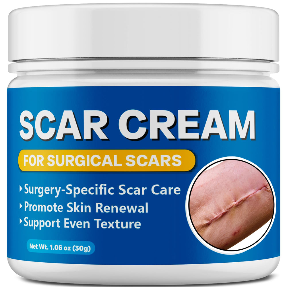 Bingbrofam Scar Cream bottle showcasing post-surgical scar care for smoother texture