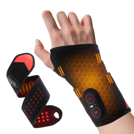 BINGONE cordless wrist heating pad front view for on-the-go relief