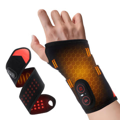 BINGONE cordless wrist heating pad front view for on-the-go relief