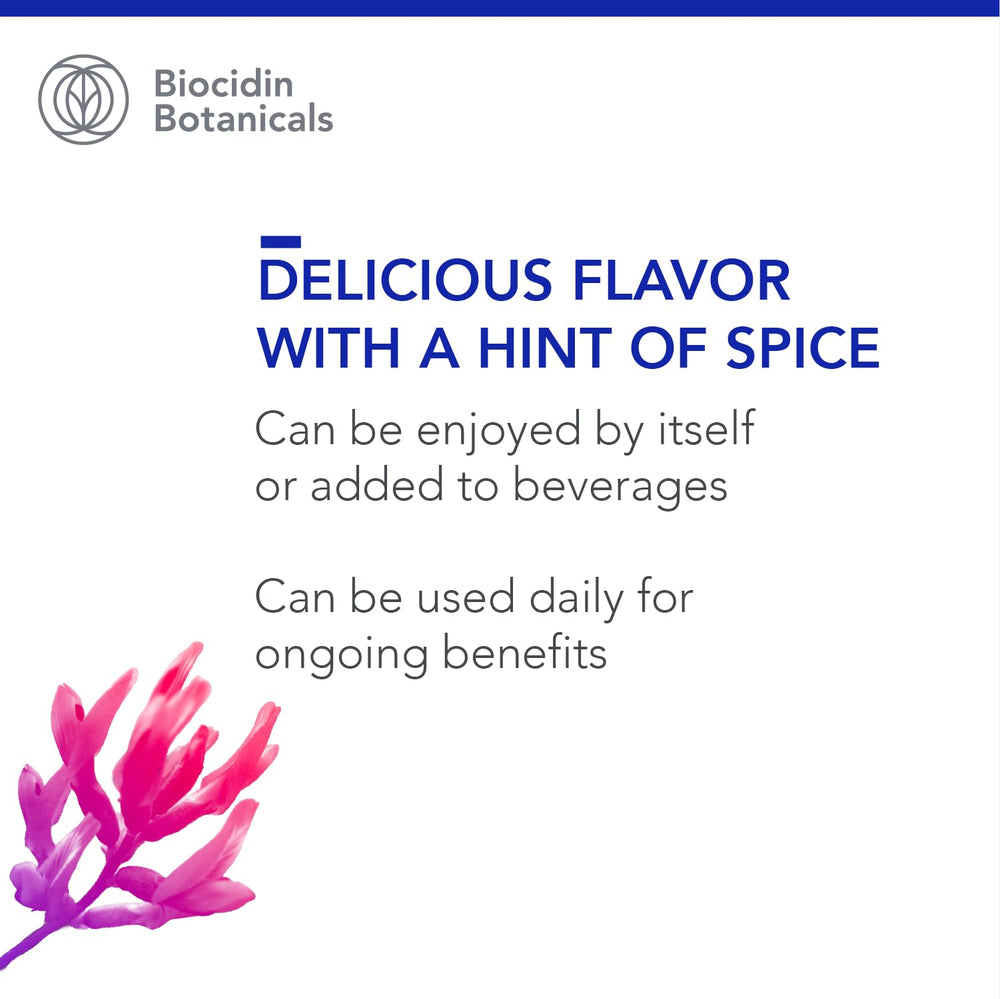 Biotonic label close-up showing Chinese herbs and adaptogens.