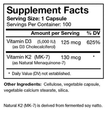 Bio-Design Vitamin D3 5000iu Plus capsules detail highlights bone health potential