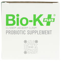 Bio-K Plus delayed-release capsules shown to survive stomach acids until reaching the intestines.