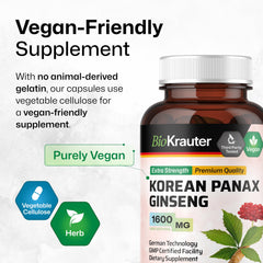 BIO KRAUTER 50-day supply emphasizes precise daily dosage.