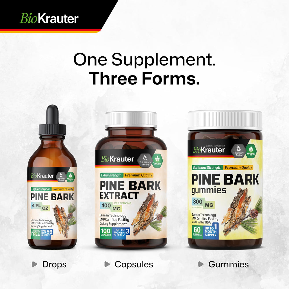 BIO KRAUTER antioxidant-support pine bark gummy for daily wellness