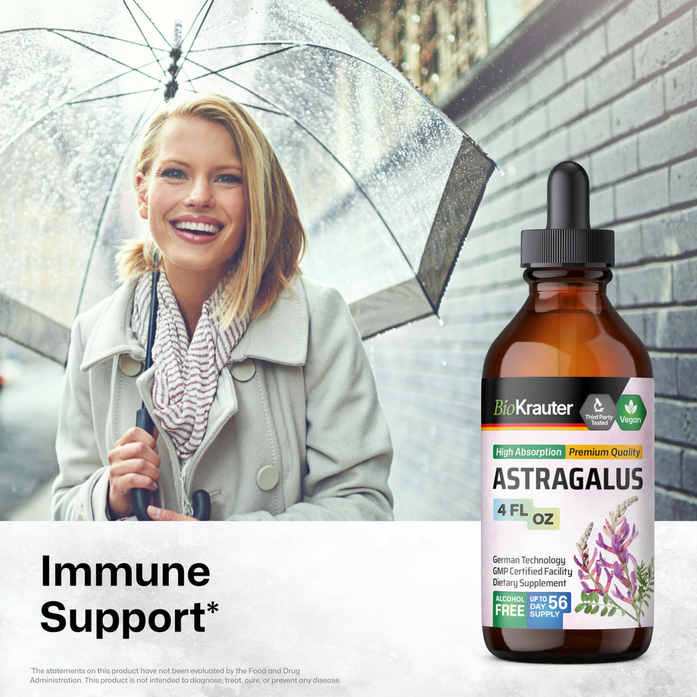 Astragalus tincture drops under tongue for easy daily use