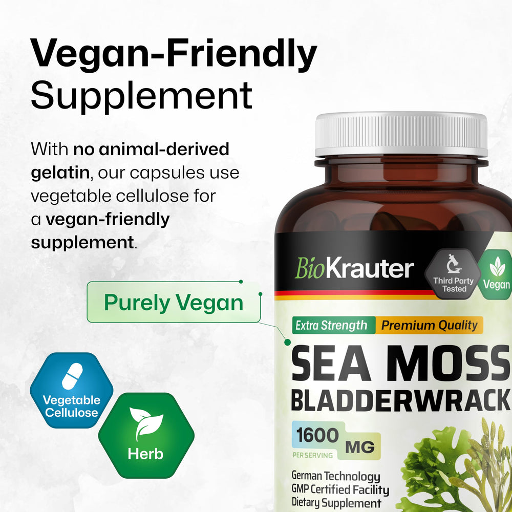 BIO KRAUTER bladderwrack and chondrus ingredients highlight natural origins.