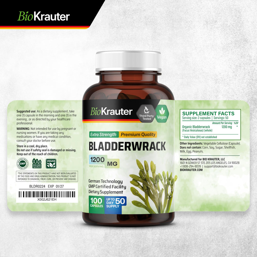 BIO KRAUTER bladderwrack product showcases German technology