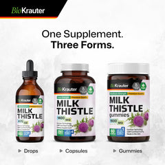 BIO KRAUTER Capsule bottle travel-friendly packaging.