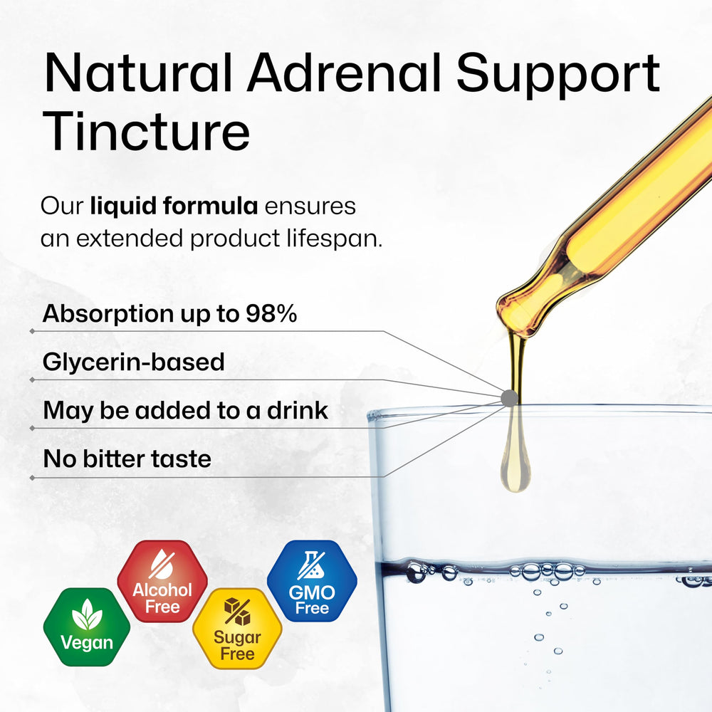 BIO KRAUTER glycerin-base tincture bottle emphasizing smooth flavor.