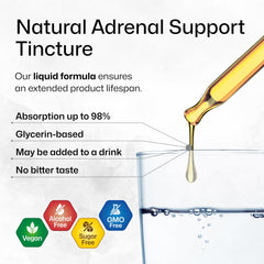 BIO KRAUTER glycerin-base tincture bottle emphasizing smooth flavor.