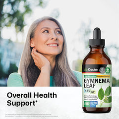 BIO KRAUTER Gymnema Sylvestre drops dispensing into glass