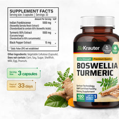 Capsules visible inside bottle for convenient daily intake