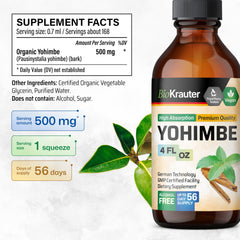 BIO KRAUTER Yohimbe Tincture-under-tongue ready for fast absorption