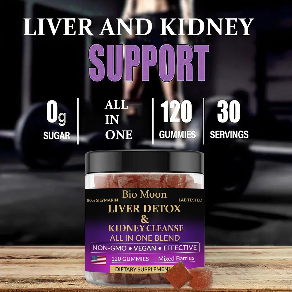 Bio Moon Liver Detox gummies Tudka focus for potential bile and detox support