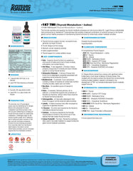 Bio Nutrient Systemic Formulas TMI capsule closeup reveals herbalomic base ingredients.
