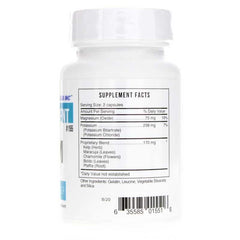 Bio Nutriment Systemic Formulas PTM Potassium Stabilizer capsules highlight vegan formulation for wellness.