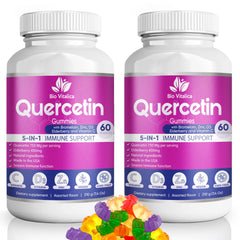 Bio Vitalica Quercetin Gummies bottle front view for daily immune support and easy routine.