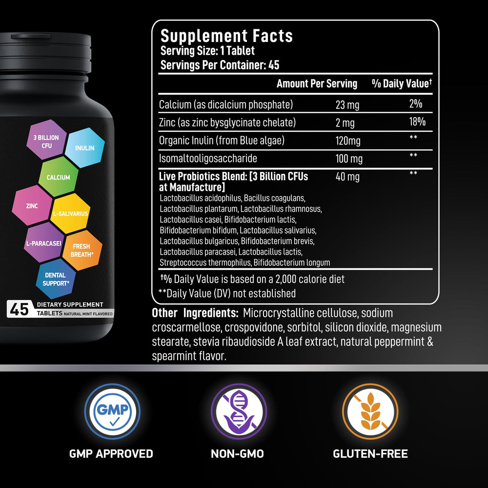 Inulin prebiotic ingredients highlighted in BIOACTIVE LABS formula.