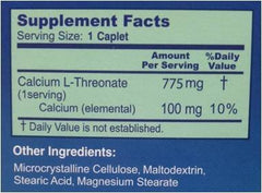 Biocalth Caplets bottle shows easy-to-swallow caplets for daily calcium intake.