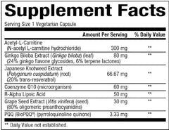 Label and packaging of Bioclinic MitoLife AMP showing dosage and quality details.