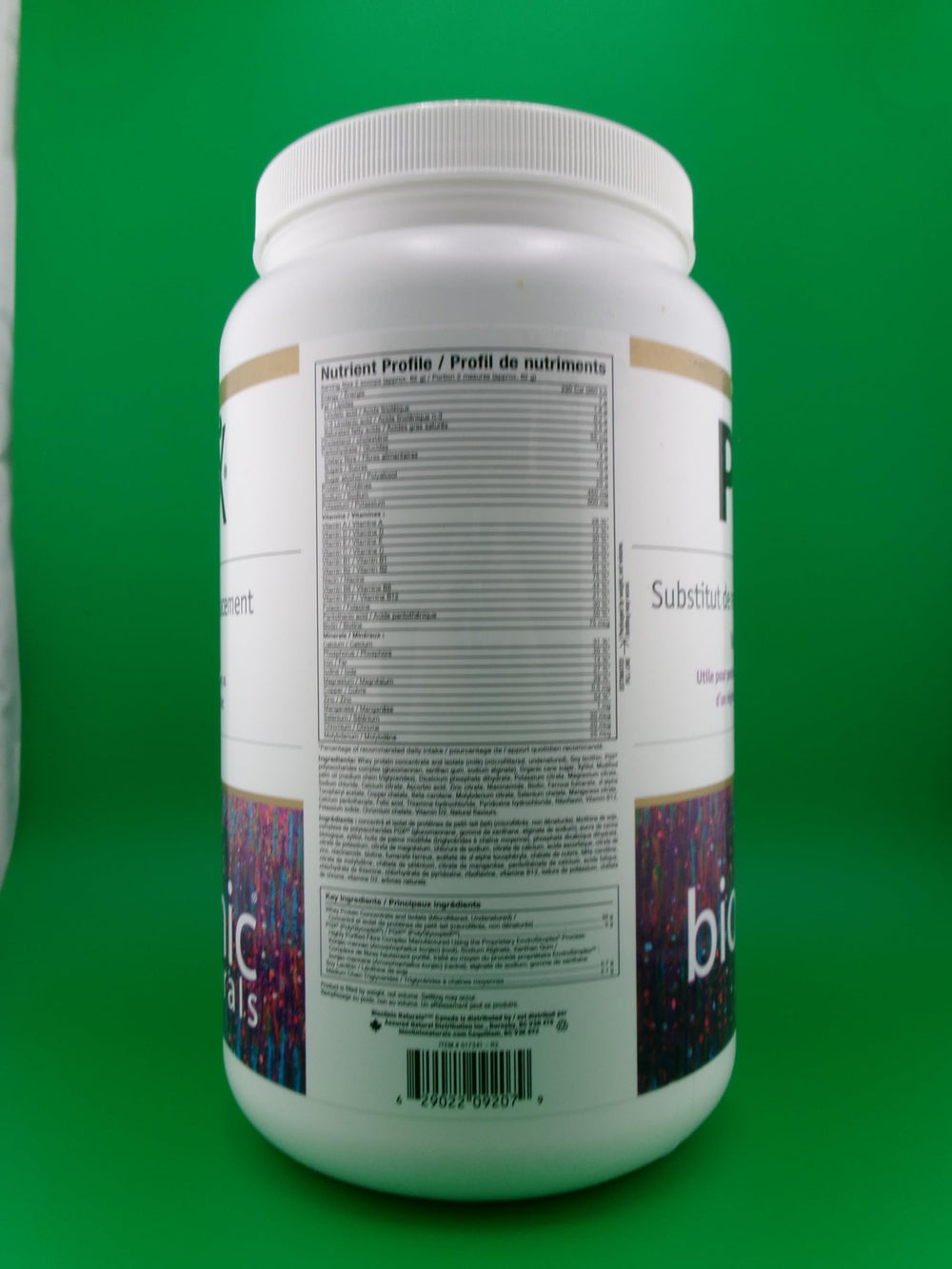 Bioclinic Naturals PGX glass shaker ready for on-the-go mixing.