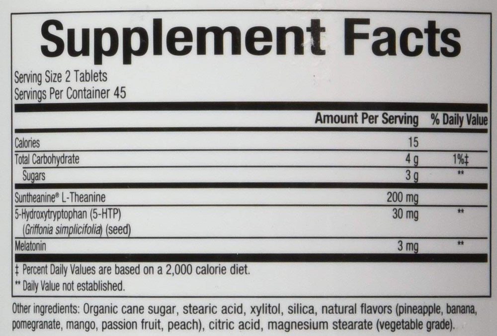 Somno-Pro packaging showcases a clean label with no artificial additives.