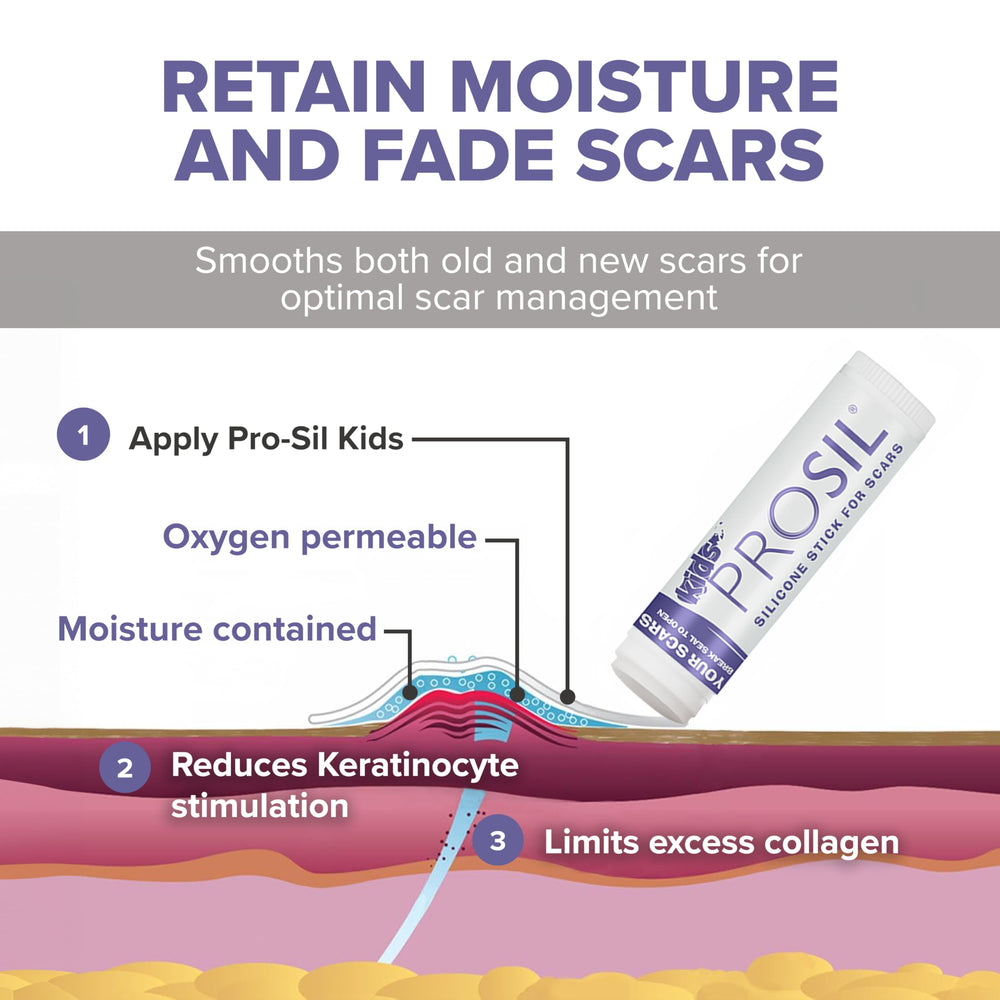 BIODERMIS Pro-SIL Kids hand scar application portable and gentle