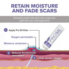 BIODERMIS Pro-SIL Kids hand scar application portable and gentle