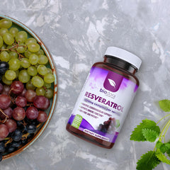 Biodora Resveratrol daily-dose pour into glass showing ease of use