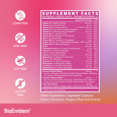 BioEmblem with a glass of water, part of a daily routine.