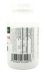 Serving image demonstrates convenient tablet portion for daily use.